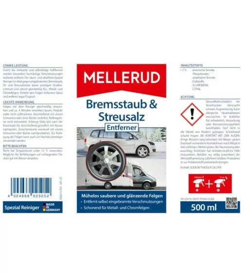 MELLERUD Bremsstaub & Streusalz Entferner | 0,5 l