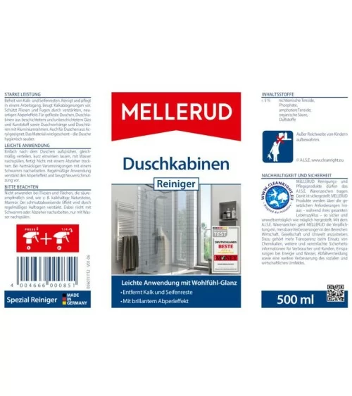 Nettoyant pour cabines de douche MELLERUD