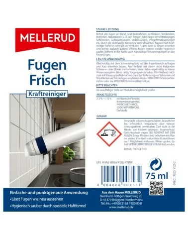 MELLERUD Fugen Frisch Kraftreiniger | 75 ml