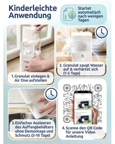 BonAura® Luftentfeuchter | Weiss