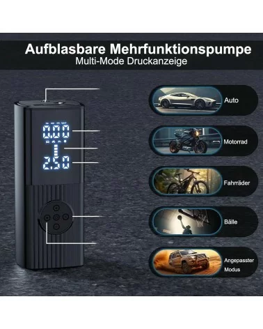 Elektrische Luftpumpe Batteriebetrieben | 20000mAh