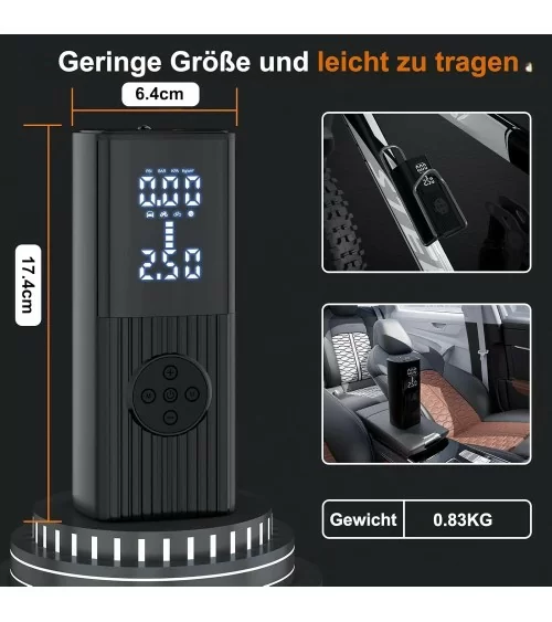 Elektrische Luftpumpe Batteriebetrieben | 20000mAh