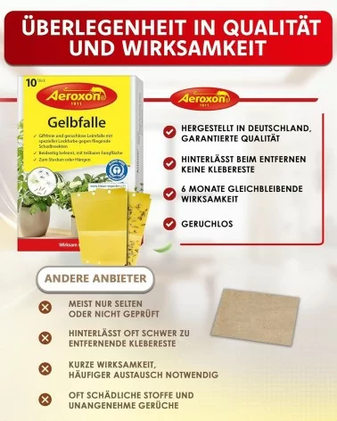Aeroxon Gelbfalle | 10Stk.