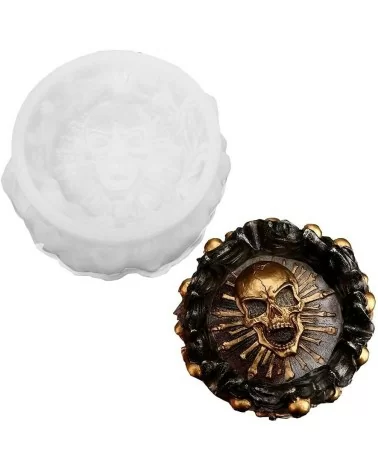Silikon Giessform | Totenkopf