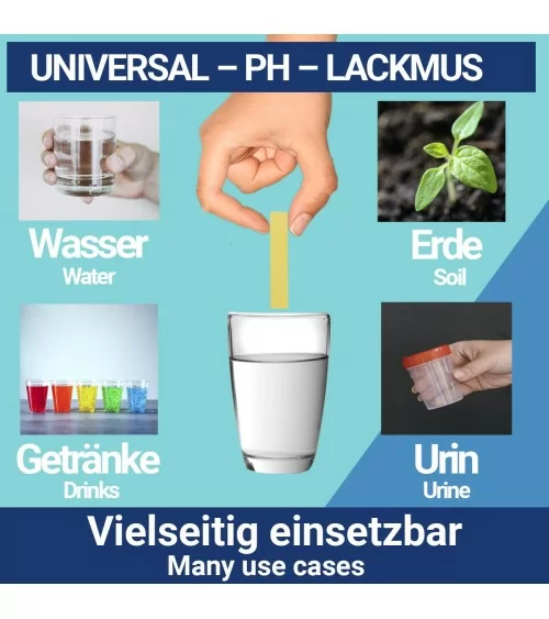 BMUT pH-Wert 1-14 Teststreifen | 80Stk.