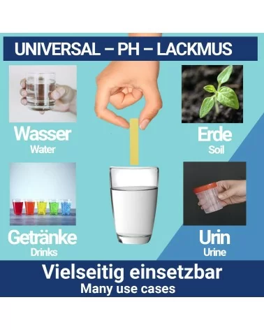 BMUT pH-Wert 1-14 Teststreifen | 80Stk.