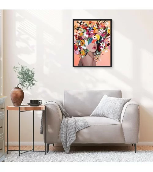 Malen nach Zahlen 40x50cm | Flower Girl