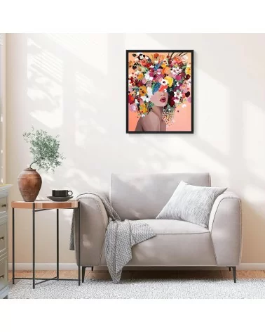 Malen nach Zahlen 40x50cm | Flower Girl