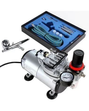 Timbertech Airbrush-Set mit Kompressor
