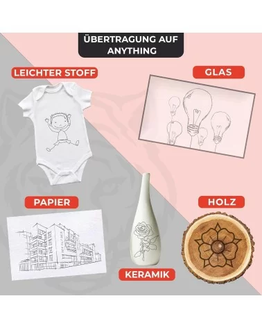 Schwarzes Kohlepapier | 100Stk.