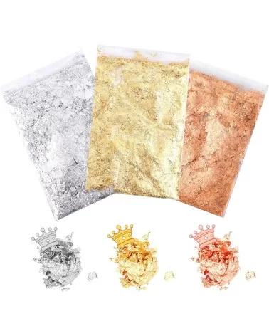 Lot de paillettes imitation or | Idées de loisirs créatifs étincelantes