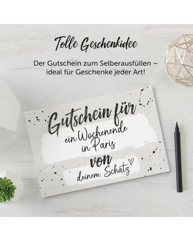 Gutschein Puzzle | 24-teilig