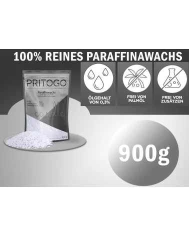 Kerzenwachs weiß | 0,9kg