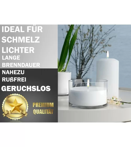 Kerzenwachs weiß | 0,9kg