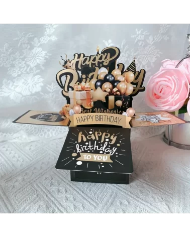 PopUp Happy Birthday Grußkarte