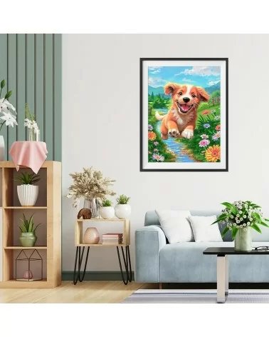 Diamond Painting 30x40cm | Welpe