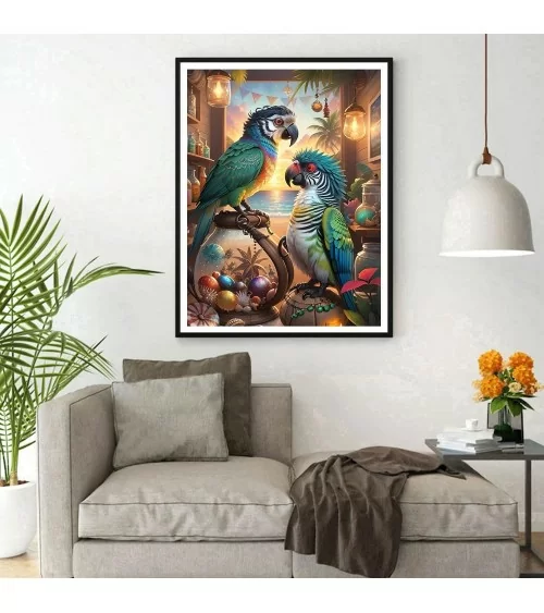Diamond Painting 30x40cm | Papagei