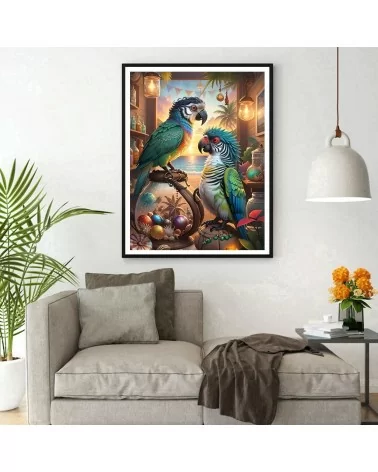 Diamond Painting 30x40cm | Papagei
