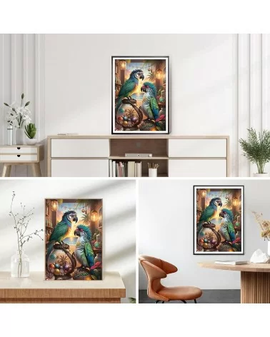 Diamond Painting 30x40cm | Papagei