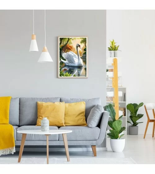 Diamond Painting 30x40cm | Schwan