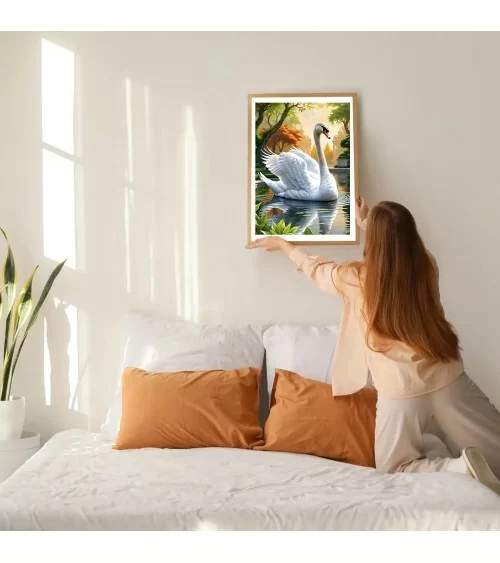 Diamond Painting 30x40cm | Schwan