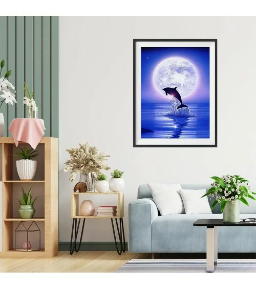 Diamond Painting 30x40cm | Delfin