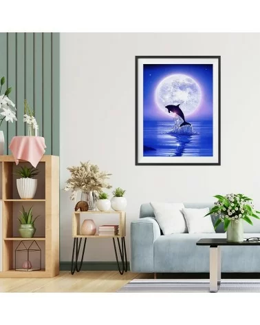 Diamond Painting 30x40cm | Delfin