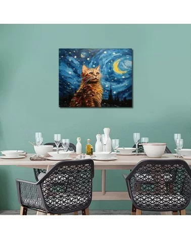 Peinture par numéros 40 x 50 cm | Chat