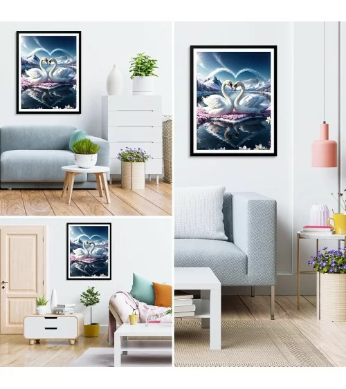 Diamond Painting 30x40cm | Schwan 2