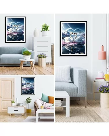 Diamond Painting 30x40cm | Schwan 2