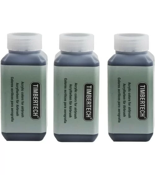 TIMBERTECH Acrylfarben Schwarz| Perfekt für Künstler