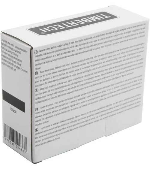 TIMBERTECH Acrylfarben Schwarz| Perfekt für Künstler