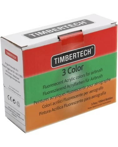 Peintures acryliques Timbertech | Lot de 3 couleurs fluorescentes