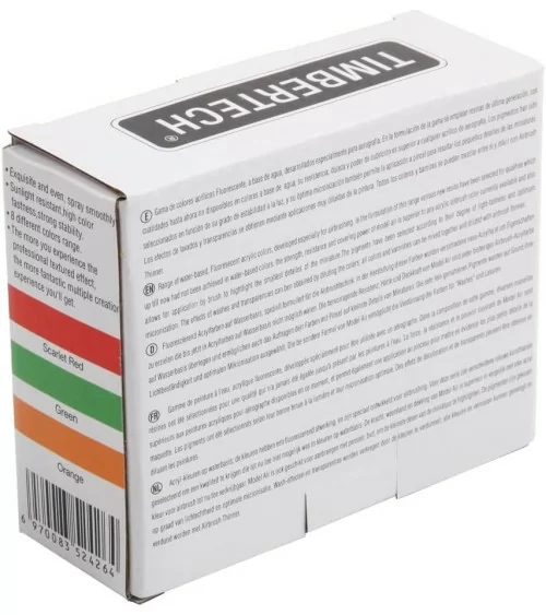 Peintures acryliques Timbertech | Lot de 3 couleurs fluorescentes
