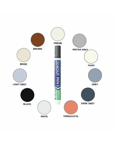 Grout Pen – Stylo pour joints | Rénovation rapide des joints