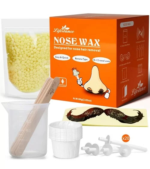 Nasenhaar Wachs Set| Haarfrei für Nasen und Ohren