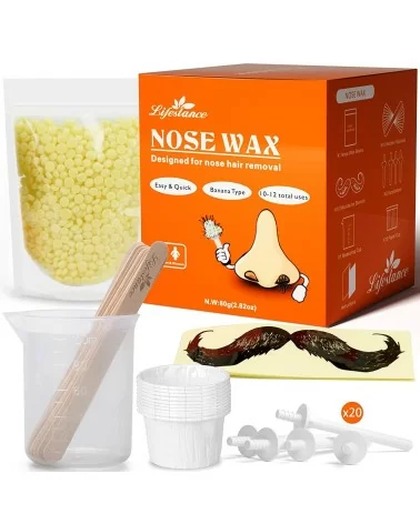 Nasenhaar Wachs Set| Haarfrei für Nasen und Ohren