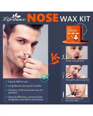 Nasenhaar Wachs Set| Haarfrei für Nasen und Ohren