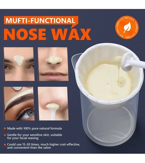 Nasenhaar Wachs Set| Haarfrei für Nasen und Ohren