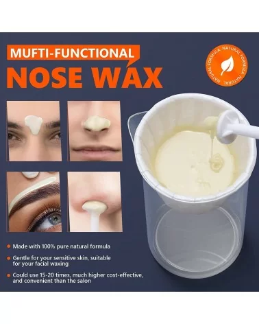 Nasenhaar Wachs Set| Haarfrei für Nasen und Ohren