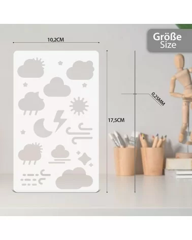 Kunstschablonen| Basteln für gross und klein