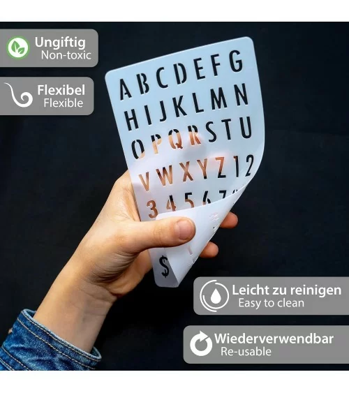 Kunstschablonen| Basteln für gross und klein