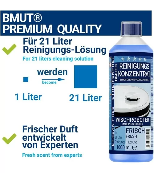 BMUT Wischroboter Reinigungsmittel| Frischer Duft