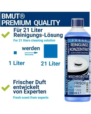 BMUT Wischroboter Reinigungsmittel| Frischer Duft