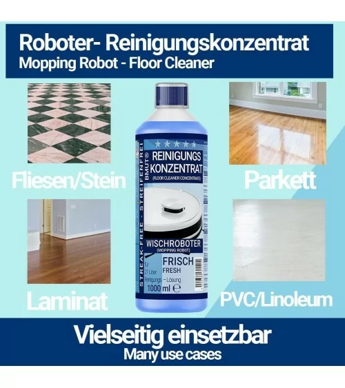 BMUT Wischroboter Reinigungsmittel| Frischer Duft