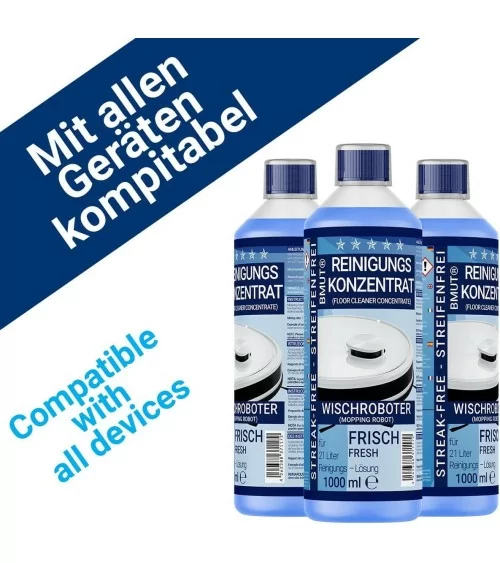 BMUT Wischroboter Reinigungsmittel| Frischer Duft