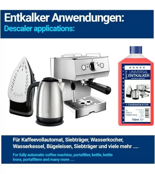 BMUT Universalentkalker| Kalkfreie Geräte
