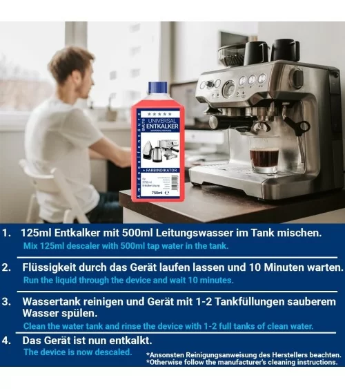 BMUT Universalentkalker| Kalkfreie Geräte