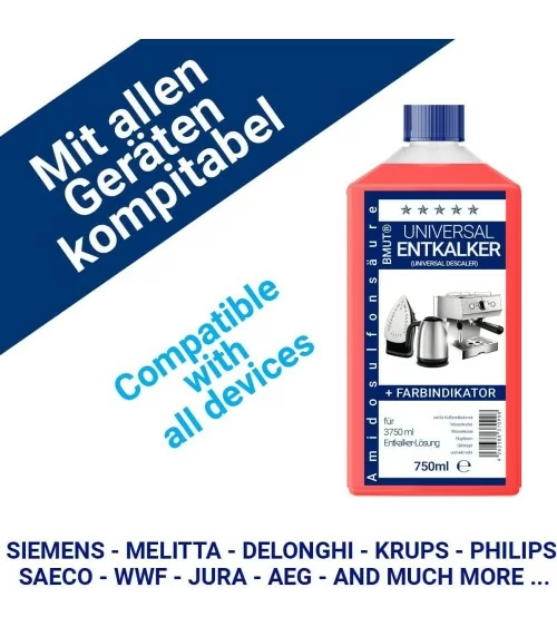 BMUT Universalentkalker| Kalkfreie Geräte