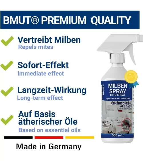 Spray anti-acariens BMUT | Dormir sans acariens